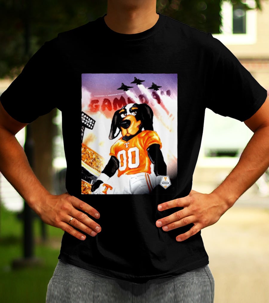 Tennessee Volunteers Smokey 00 Game Day Jets Flyover Stadium Lights T-Shirt