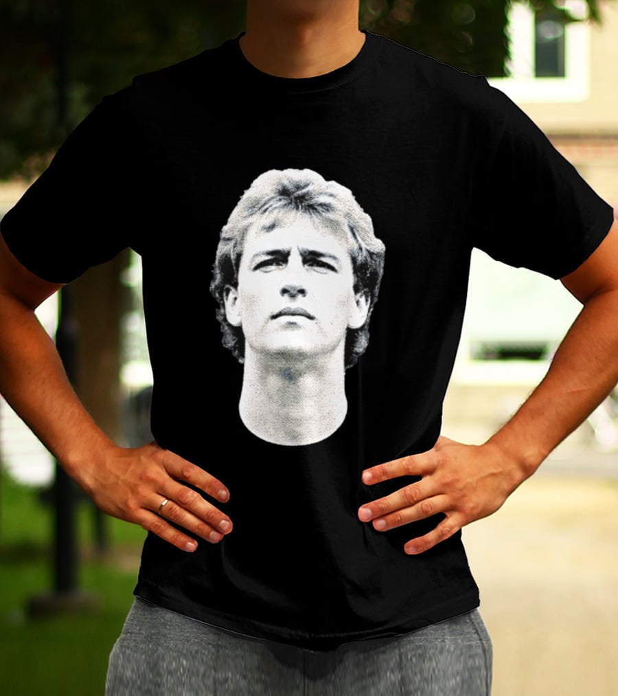 Larry Bird Big Head Boston Celtics Bird Series T-Shirt