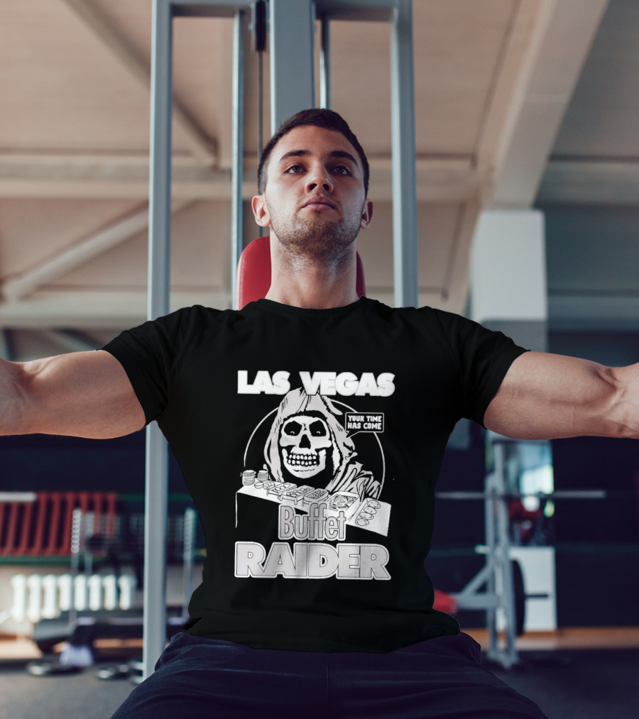 Las Vegas Buffet Raider Grim Reaper True Time Home Cooke T-Shirt