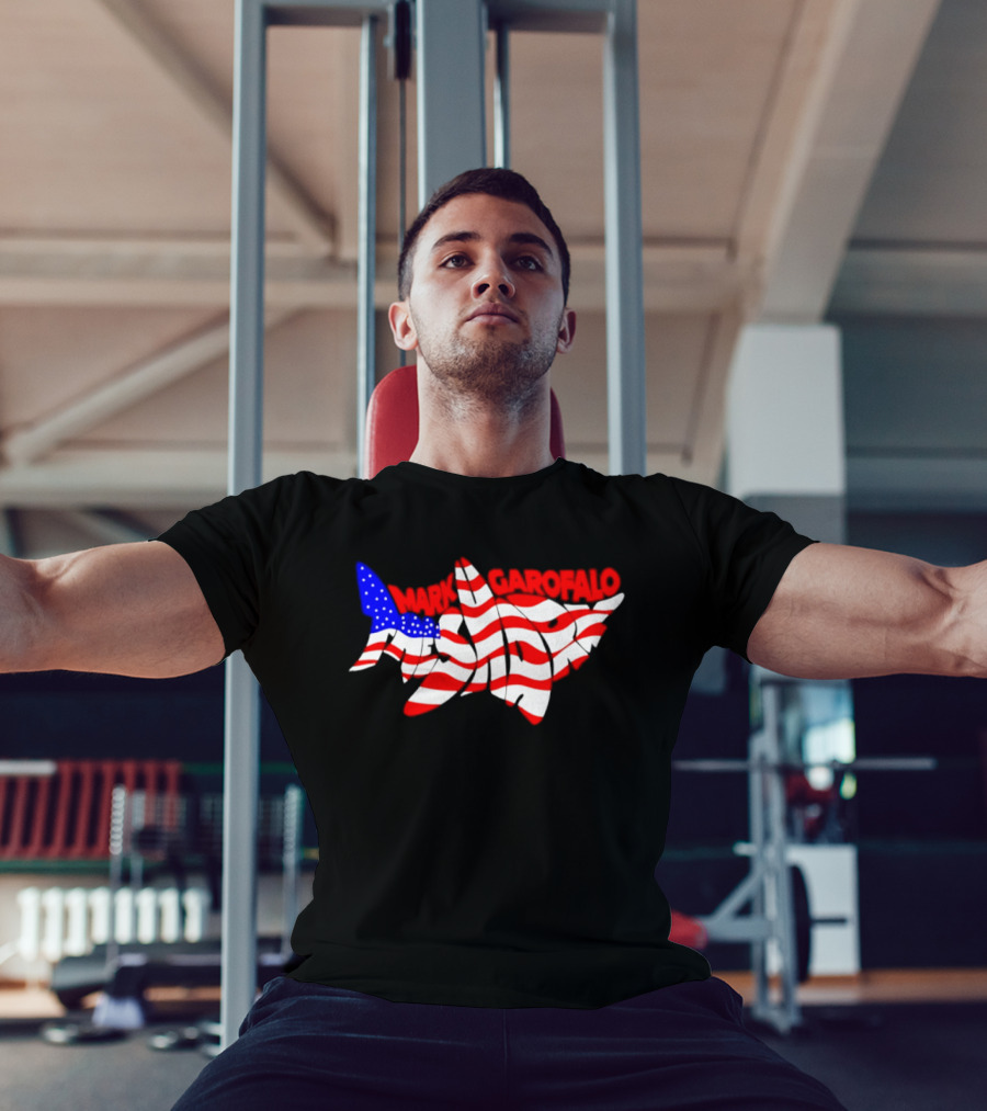 The American Muscle Shark USA Mark Garofalo Mark The Shark T-Shirt