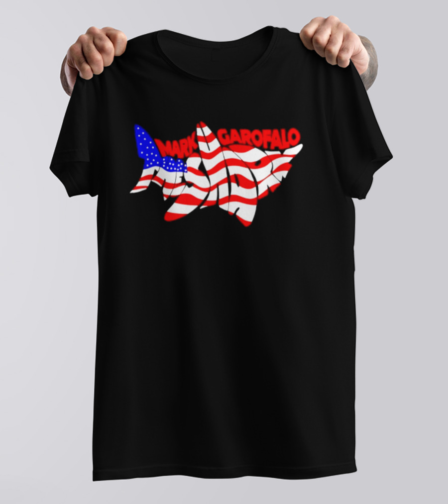 The American Muscle Shark USA Mark Garofalo Mark The Shark T-Shirt