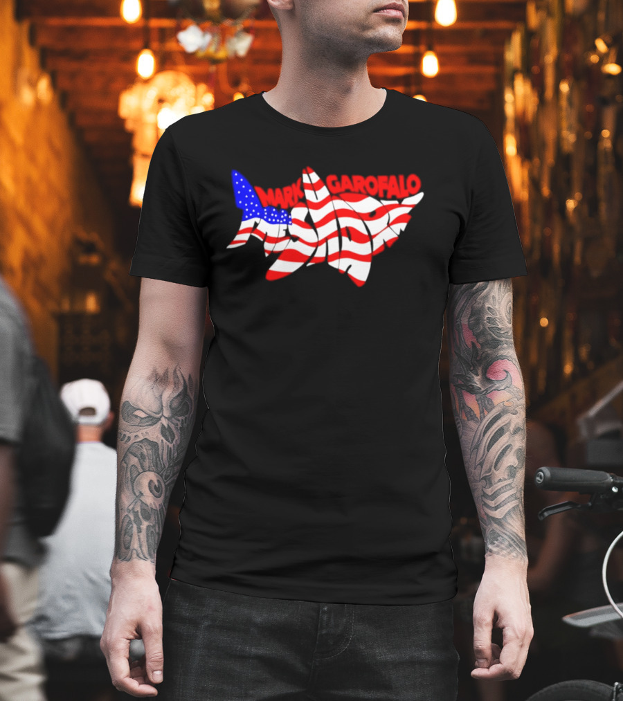 The American Muscle Shark USA Mark Garofalo Mark The Shark T-Shirt