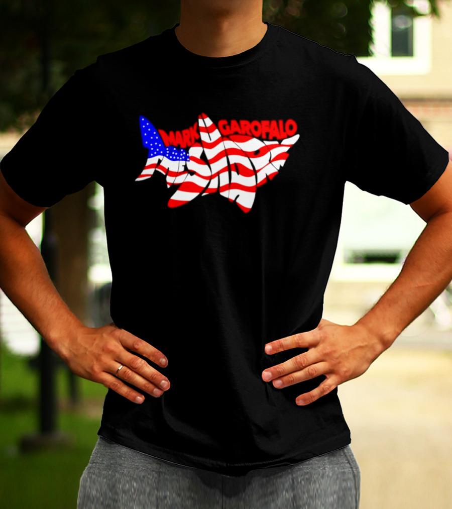 The American Muscle Shark USA Mark Garofalo Mark The Shark T-Shirt