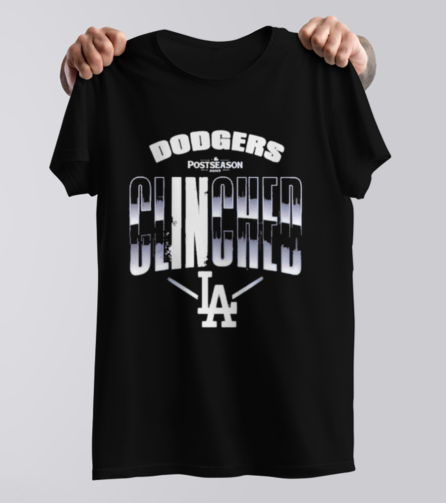 Los Angeles Dodgers Postseason Clinched LA 2026 T-Shirt