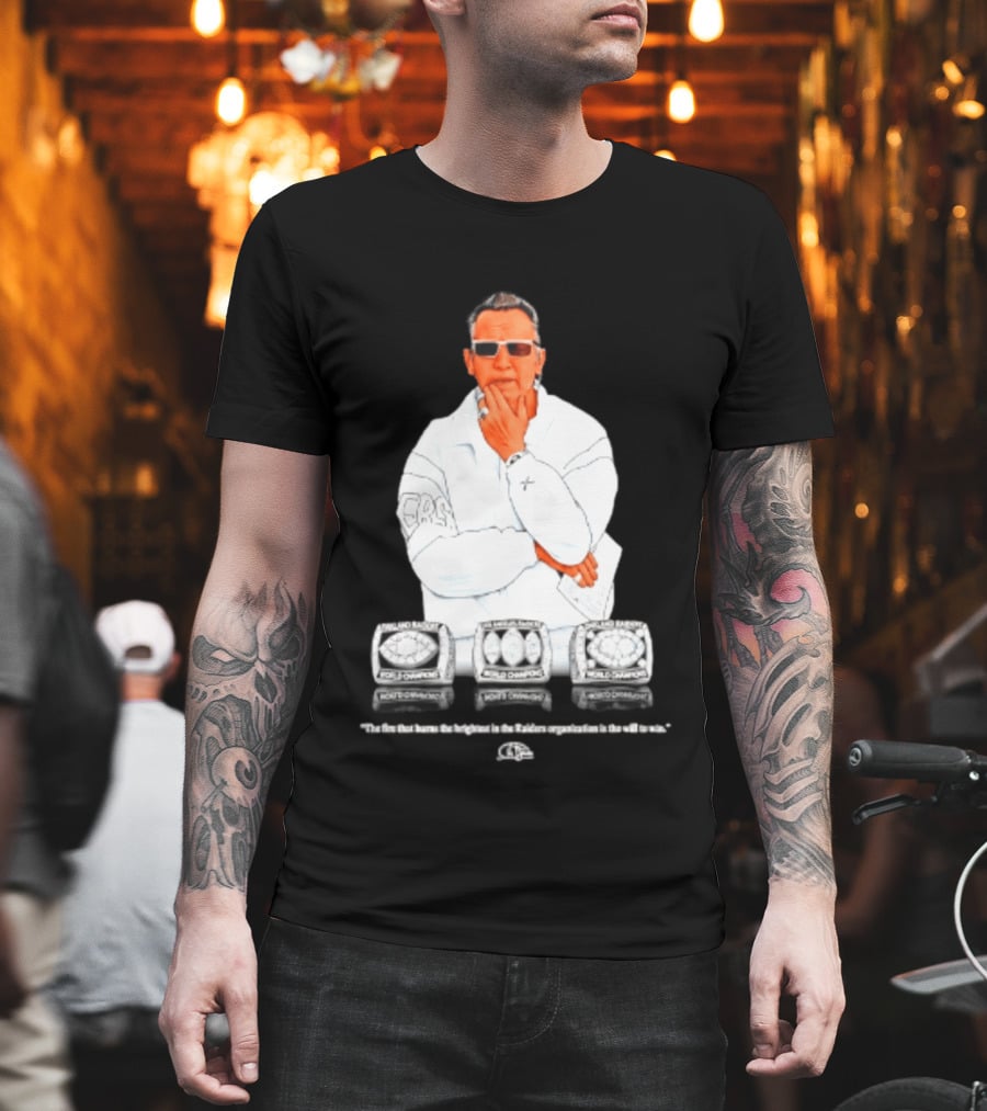 Maxx Crosby Las Vegas Raiders Al Davis World Champion Rings T-Shirt