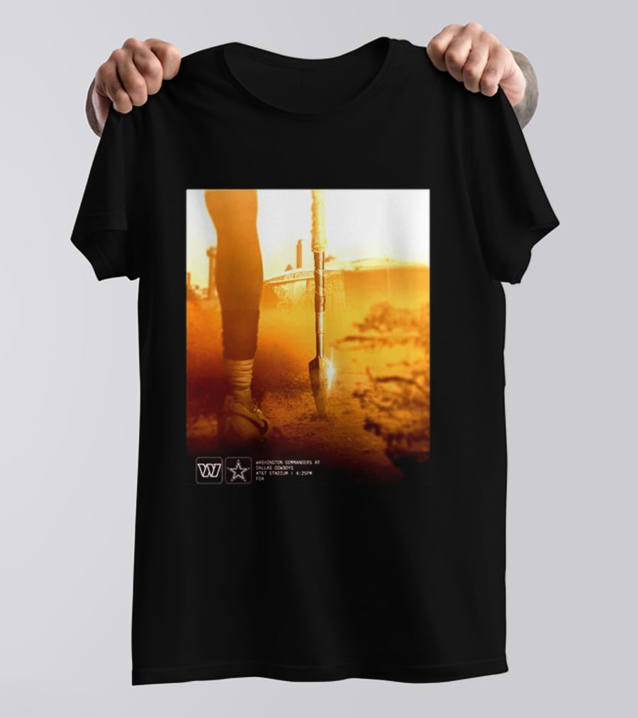 Washington Commanders At Dallas Cowboys AT&T Stadium September 21 2026 4:25 PM ET T-Shirt