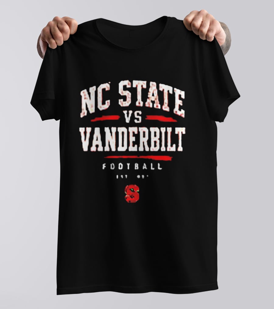 NC State Vs Vanderbilt Football Est 1887 Classic Rivalry Matchup T-Shirt
