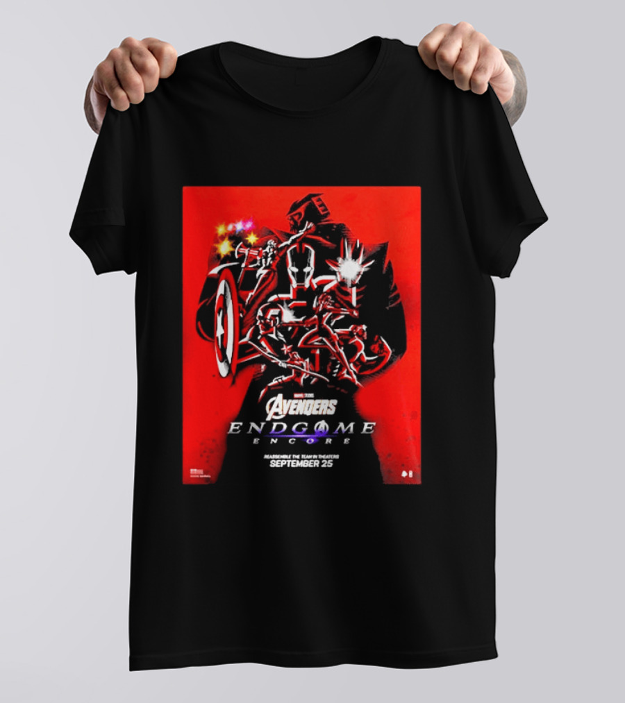 Avengers Endgame Encore 2026 Marvel Studios September 25 T-Shirt