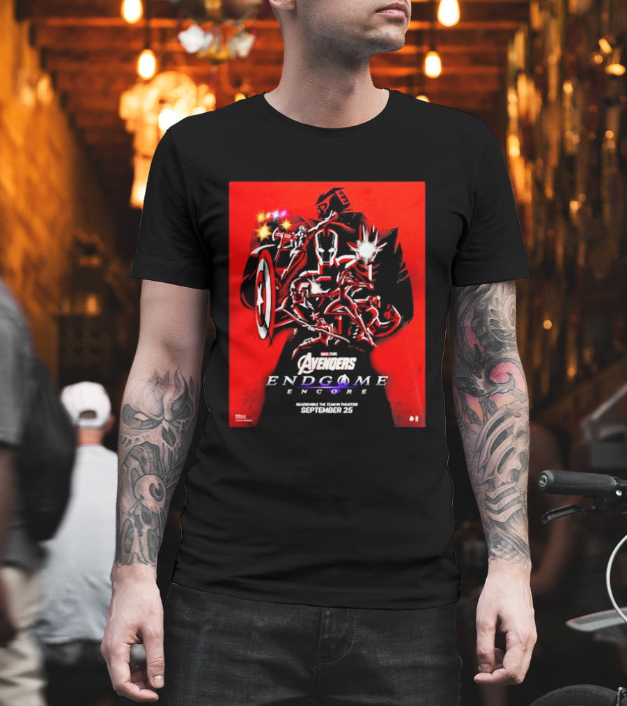 Avengers Endgame Encore 2026 Marvel Studios September 25 T-Shirt