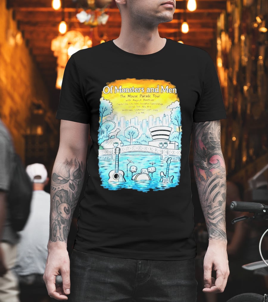 Of Monsters And Men The Mouse Parade Tour September 23 2026 Central Park New York T-Shirt