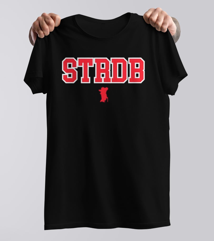 Ole Miss Rebels NCAA Football STRDB Retro Style Block Letters T-Shirt