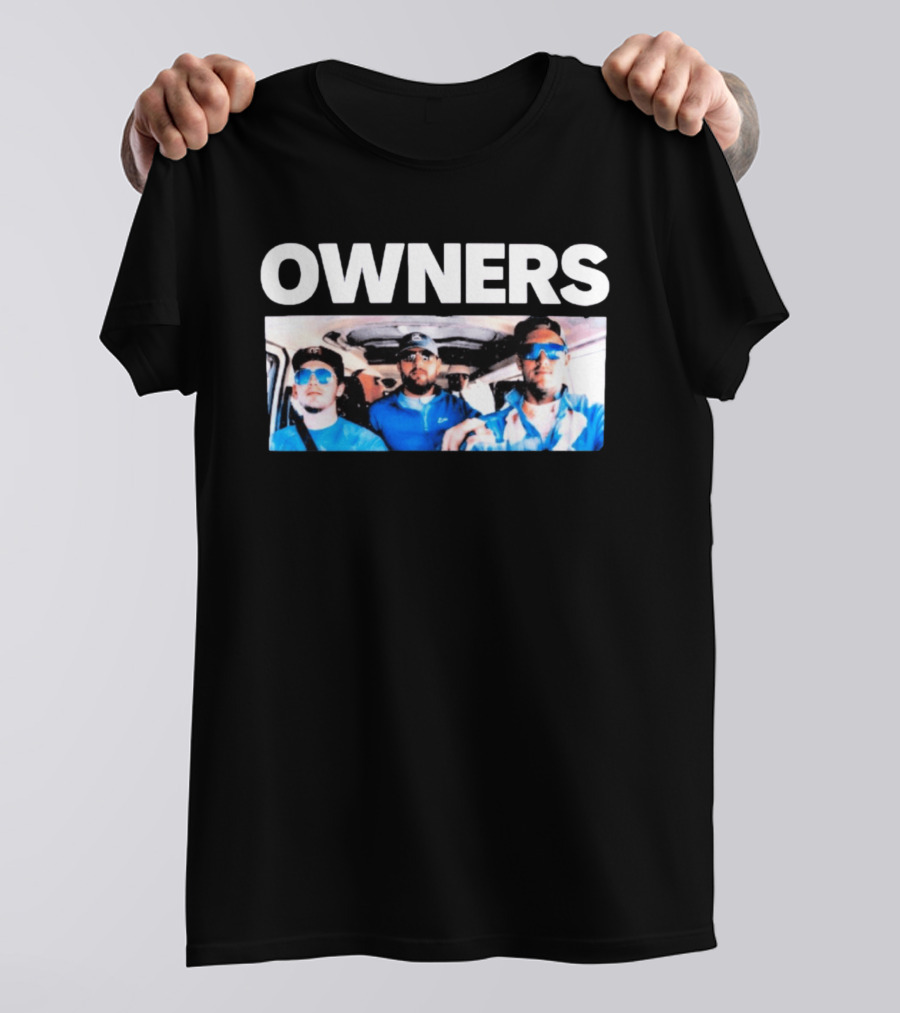 OWNERS Ride Together Sunglasses And Blue Outfits T-Shirt