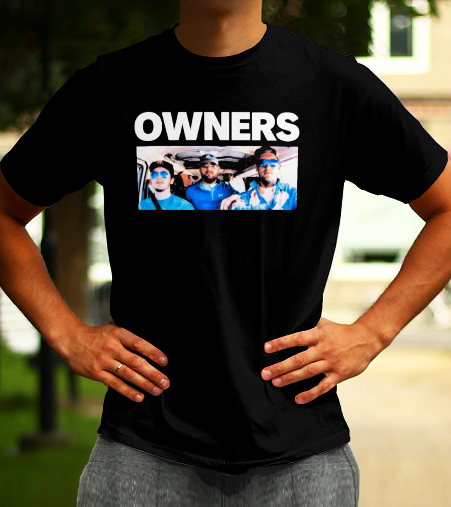 OWNERS Ride Together Sunglasses And Blue Outfits T-Shirt