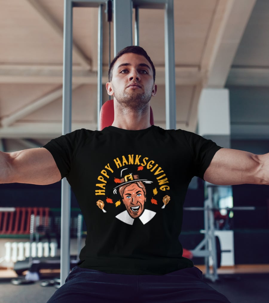 Rangers Henrik Lundqvist Happy Hanksgiving Thanksgiving T-Shirt