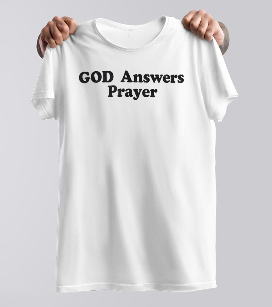 Bijan Robinson Falcons GOD Answers Prayer T-Shirt