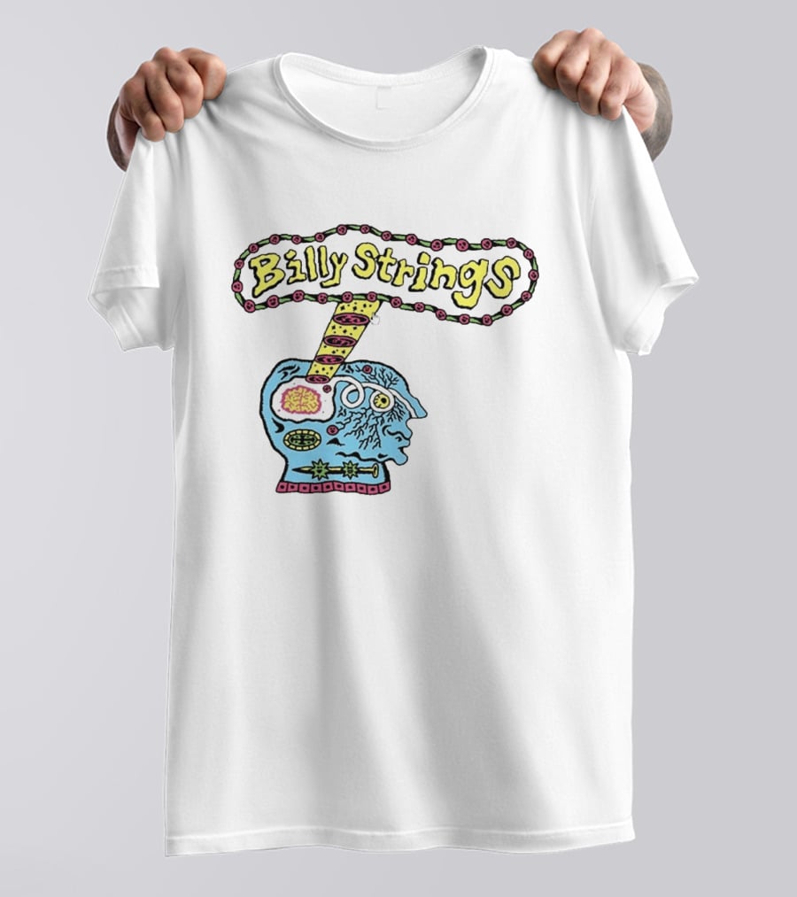 Billy Strings Fall 2026 Merchandise Head Lanceleee Psychedelic Brain T-Shirt