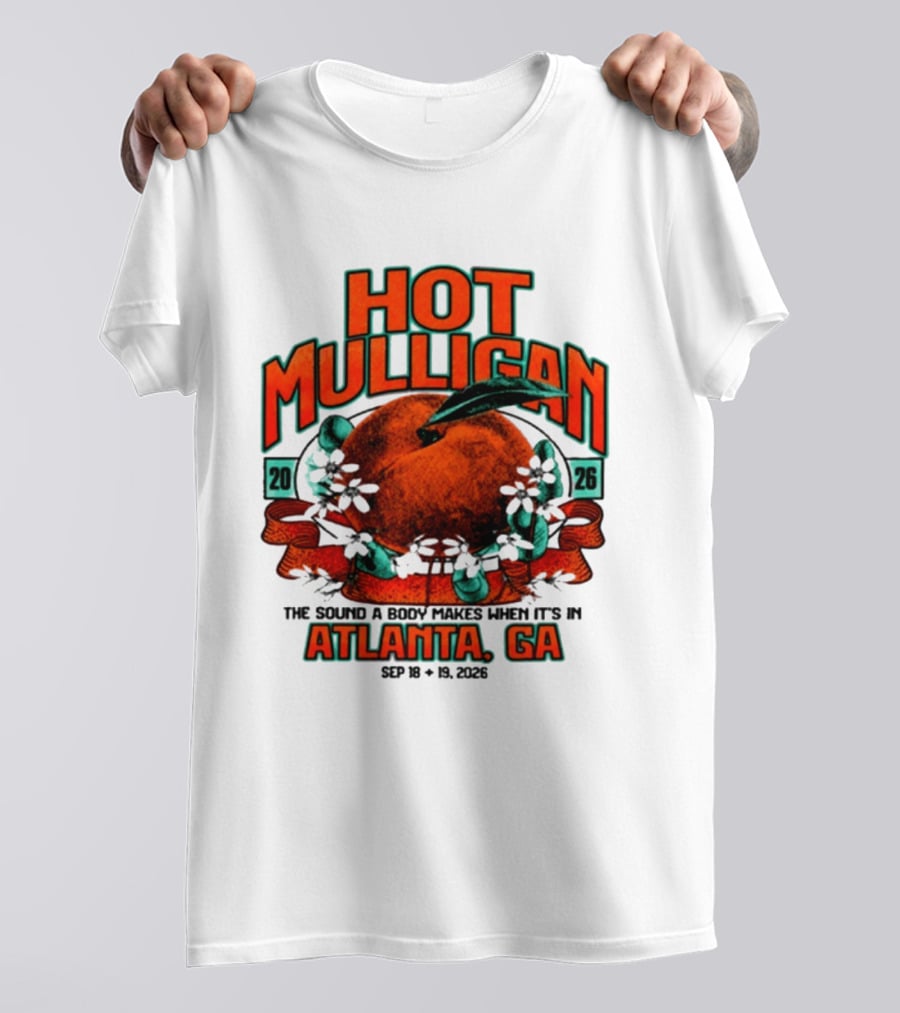 Hot Mulligan The Sound A Body Makes Atlanta GA 2026 T-Shirt