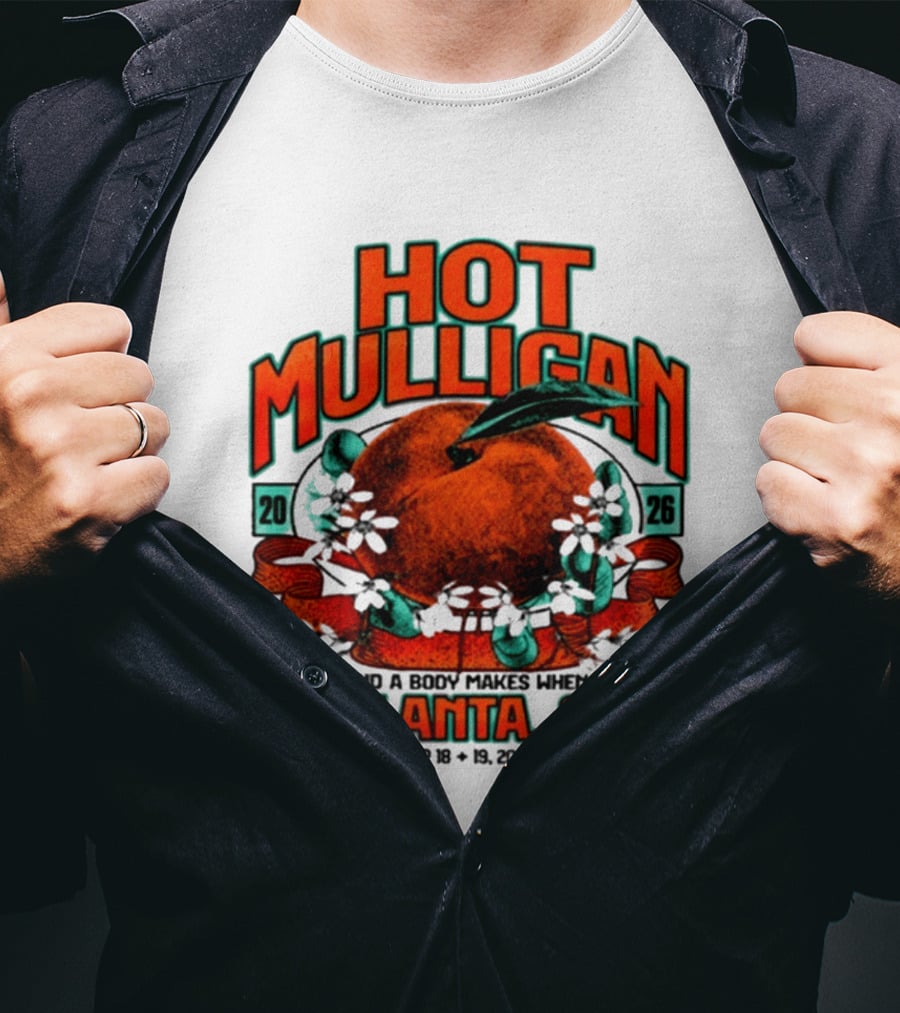 Hot Mulligan The Sound A Body Makes Atlanta GA 2026 T-Shirt
