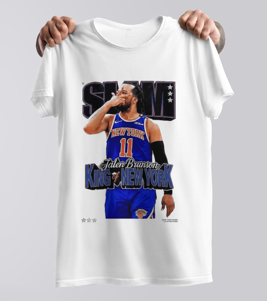 SLAM Magazine Jalen Brunson King Of New York Basketball 11 T-Shirt