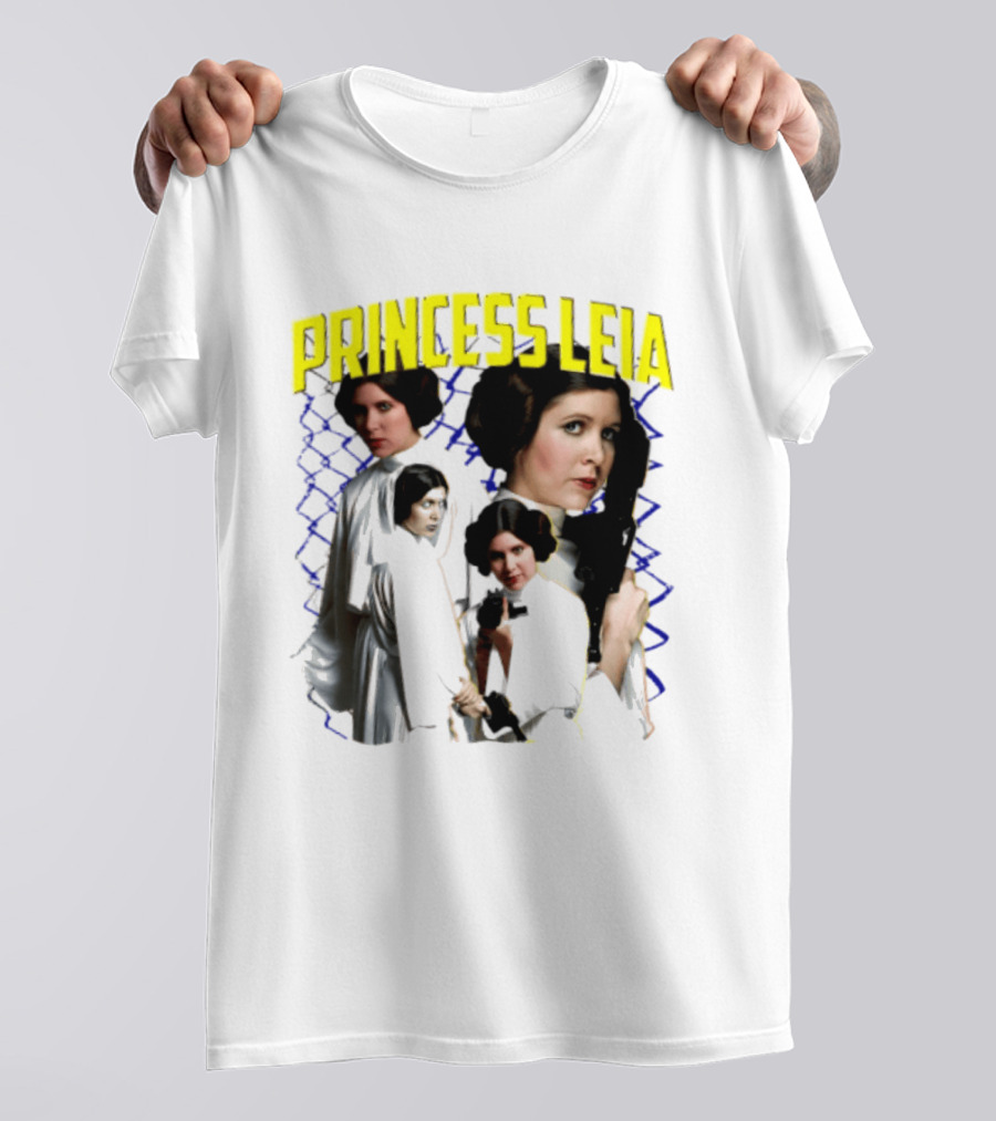 Princess Leia Star Wars Legends Bootleg Retro Fan T-Shirt