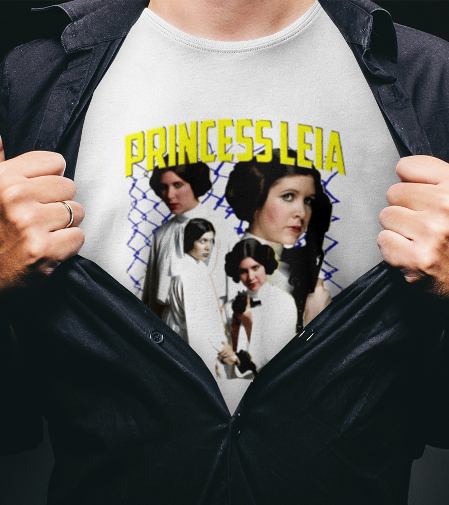 Princess Leia Star Wars Legends Bootleg Retro Fan T-Shirt