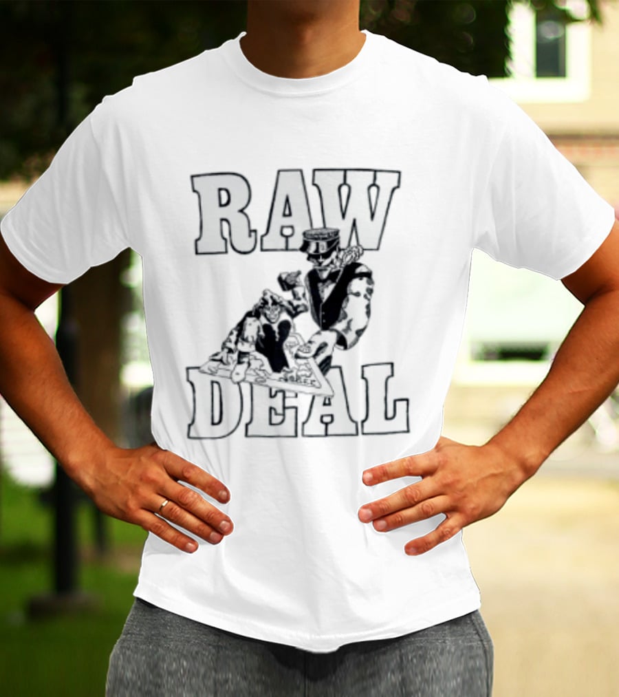 Raw Deal Joker Playing Card Jester T-Shirt