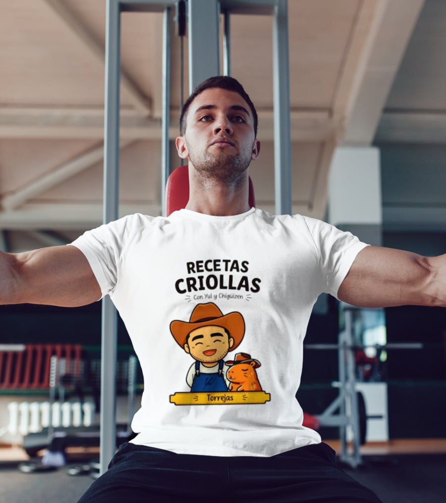 Recetas Criollas Con Yul Y Chigüizen Torrejas Vaquero Y Chigüiro T-Shirt