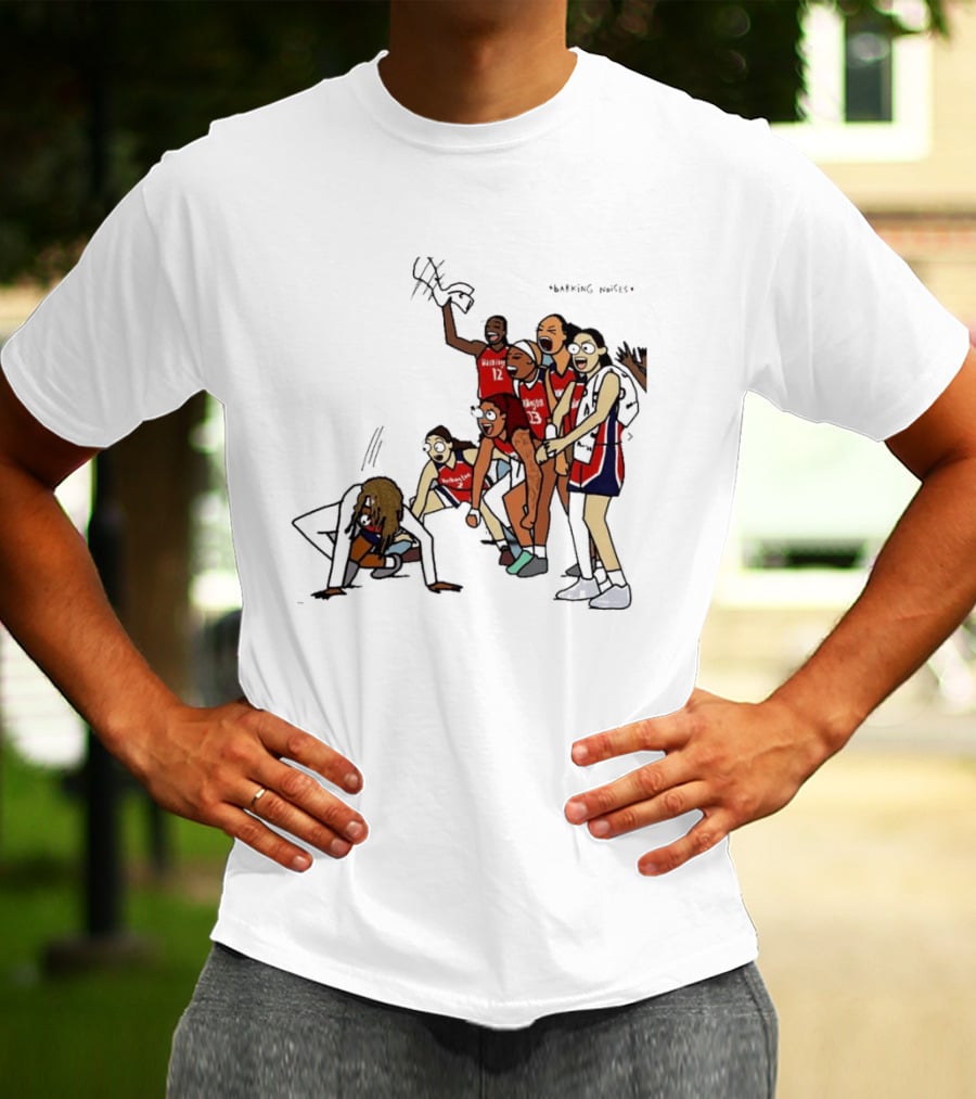 Washington Basketball Team Barking Noises Celebration Spielertrikot T-Shirt