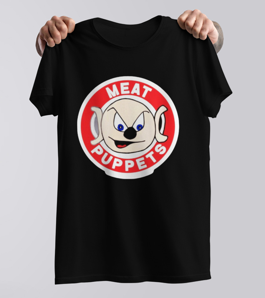 Meat Puppets Alternative Rock Merchandise Iconic Cartoon T-Shirt
