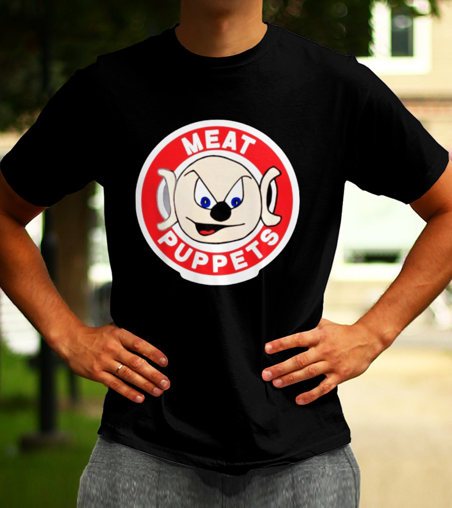 Meat Puppets Alternative Rock Merchandise Iconic Cartoon T-Shirt