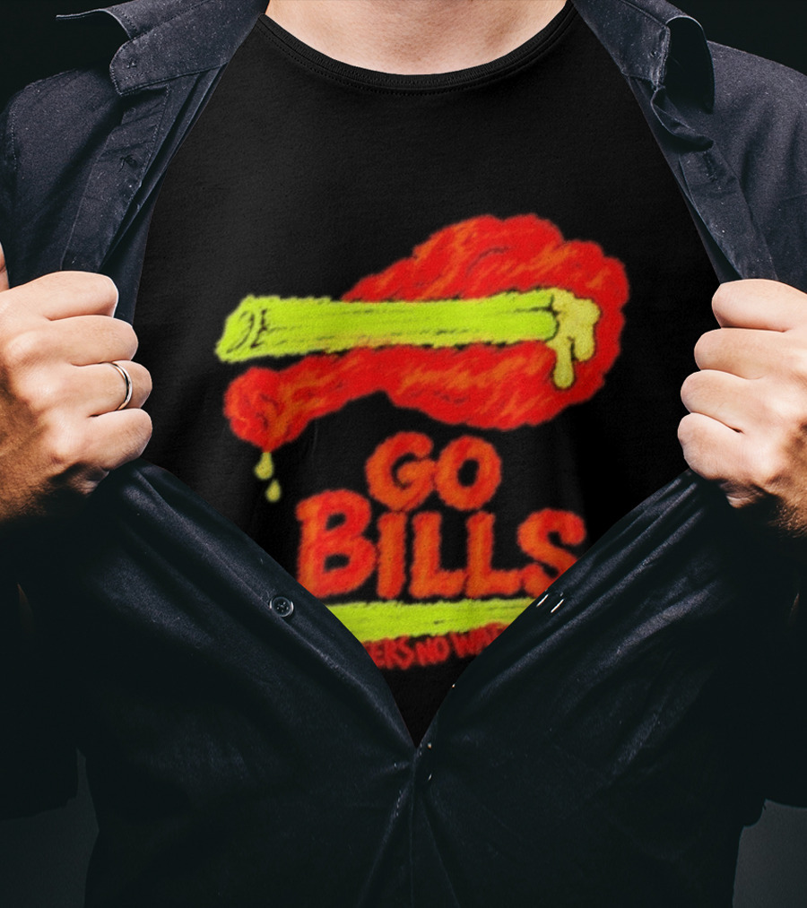 Go Bills 18 Beers No Waters Chicken Wing Humor T-Shirt