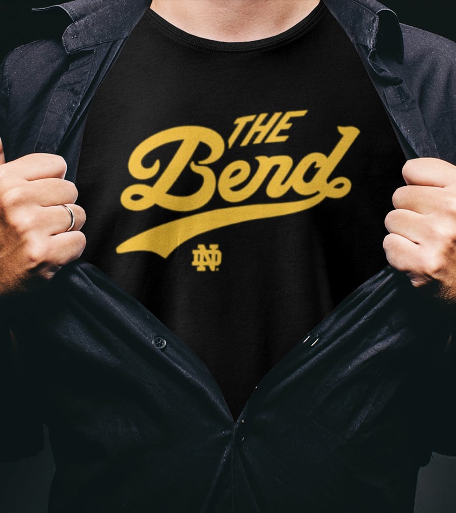 Notre Dame Fighting Irish The Bend Vintage Style Fan T-Shirt
