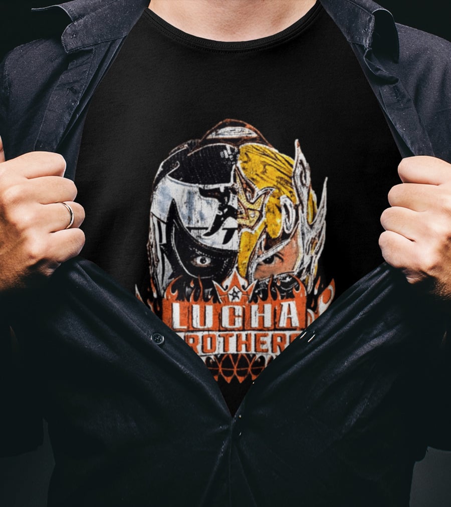Lucha Brothers Penta Rey Fenix Mask Duo WWE T-Shirt
