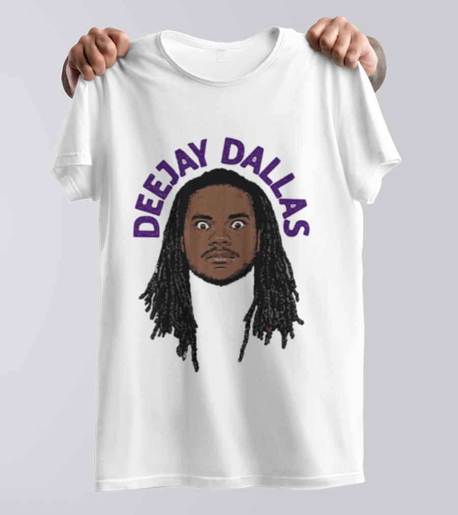DeeJay Dallas Headshot Illustration Minnesota Football T-Shirt