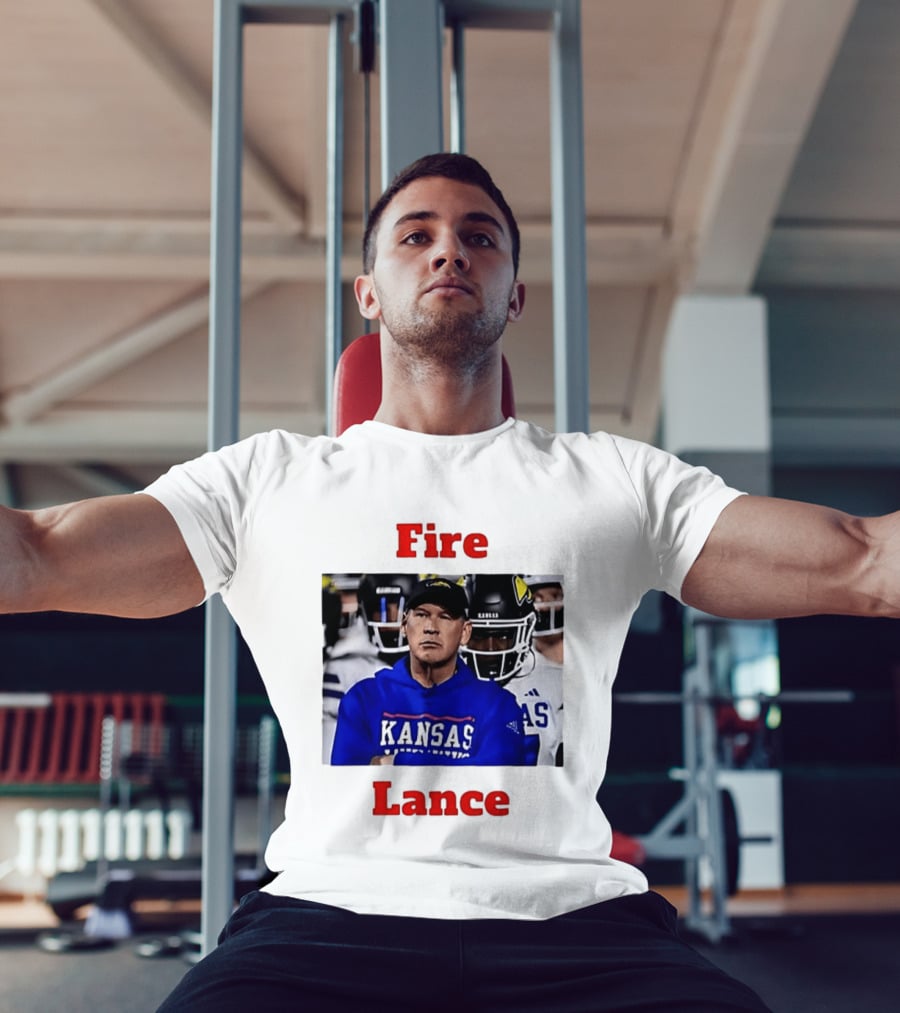 Fire Lance Kansas Jayhawks Football Coach Kansas T-Shirt