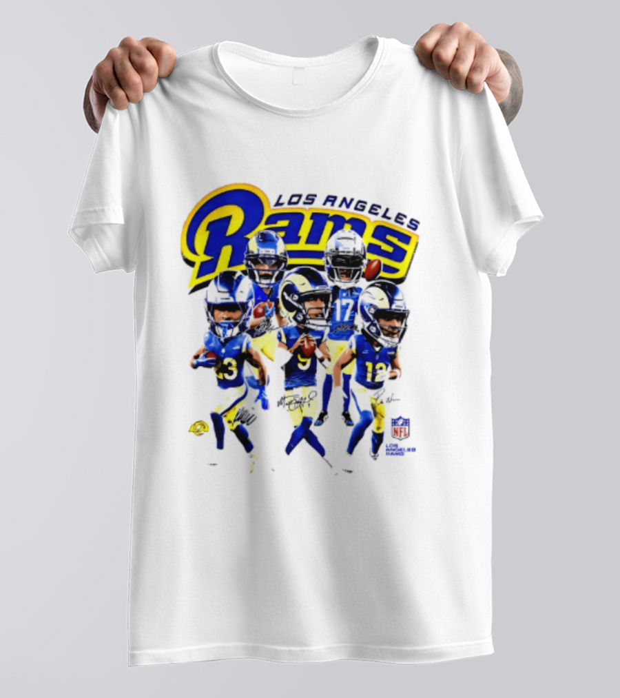 Los Angeles Rams 2026 Big Head NFL Players Collection T-Shirt