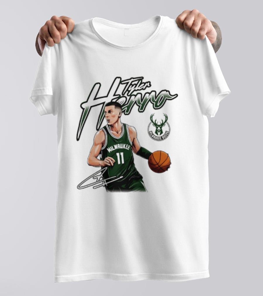 Tyler Herro Milwaukee Bucks Number 11 Basketball Player T-Shirt