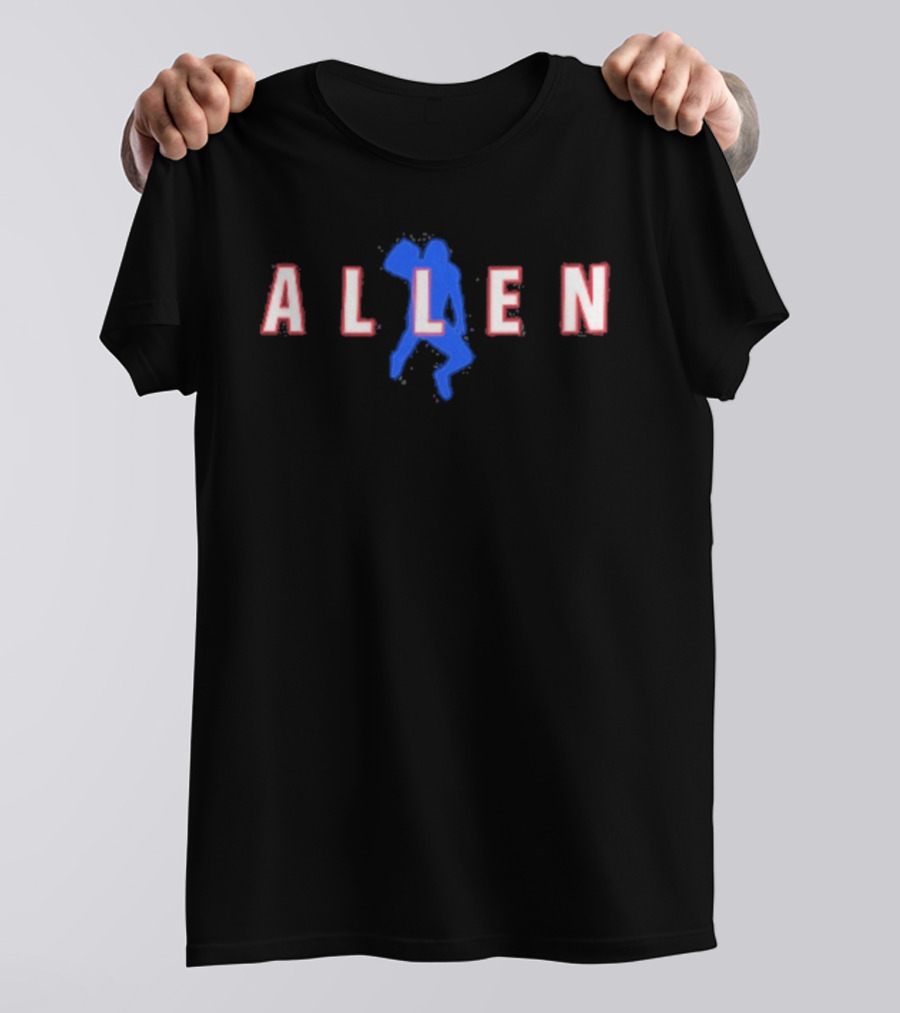 Allen 17 Winter Soldier Football Quarterback Jump T-Shirt
