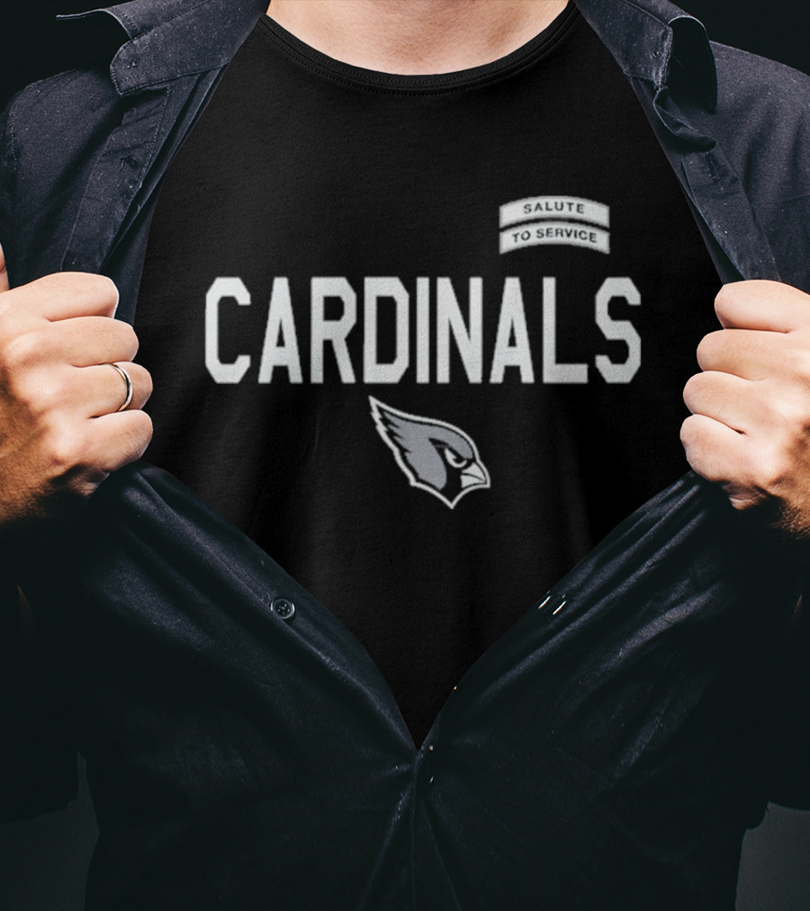 Arizona Cardinals 2026 Salute To Service Veterans Day Honor T-Shirt