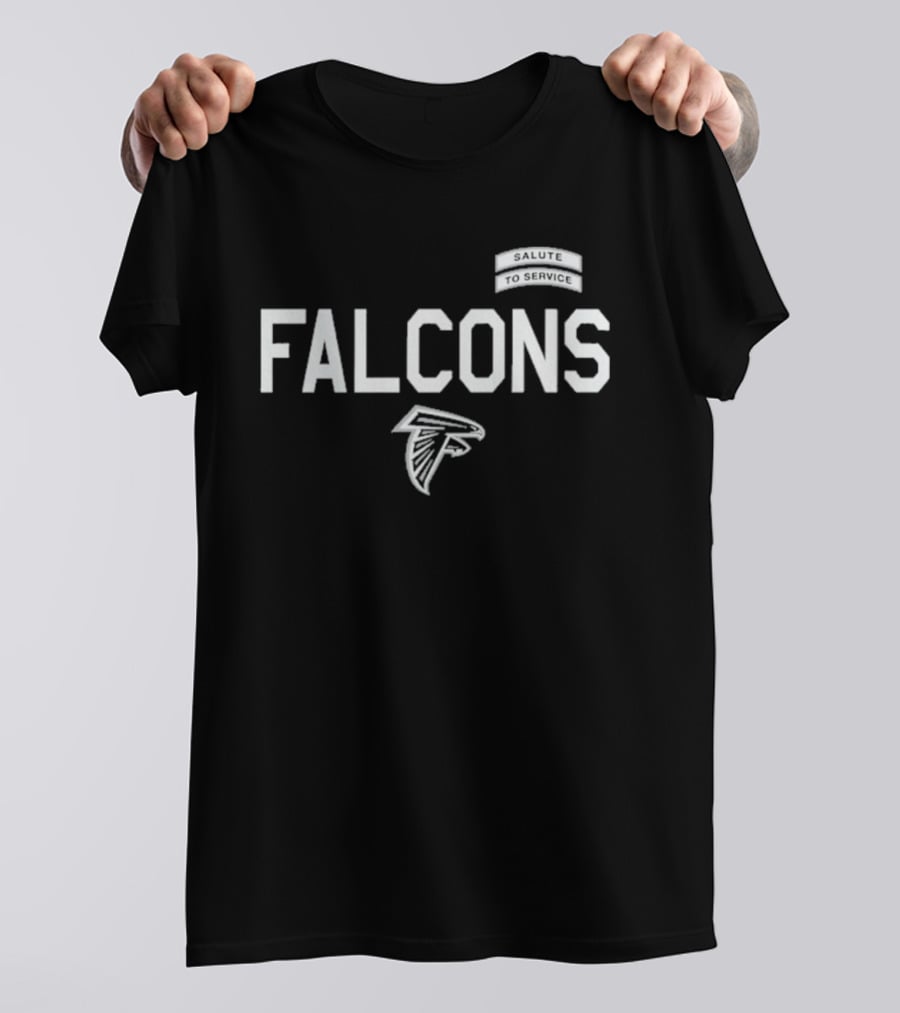 Atlanta Falcons 2026 Salute To Service FALCONS Military T-Shirt