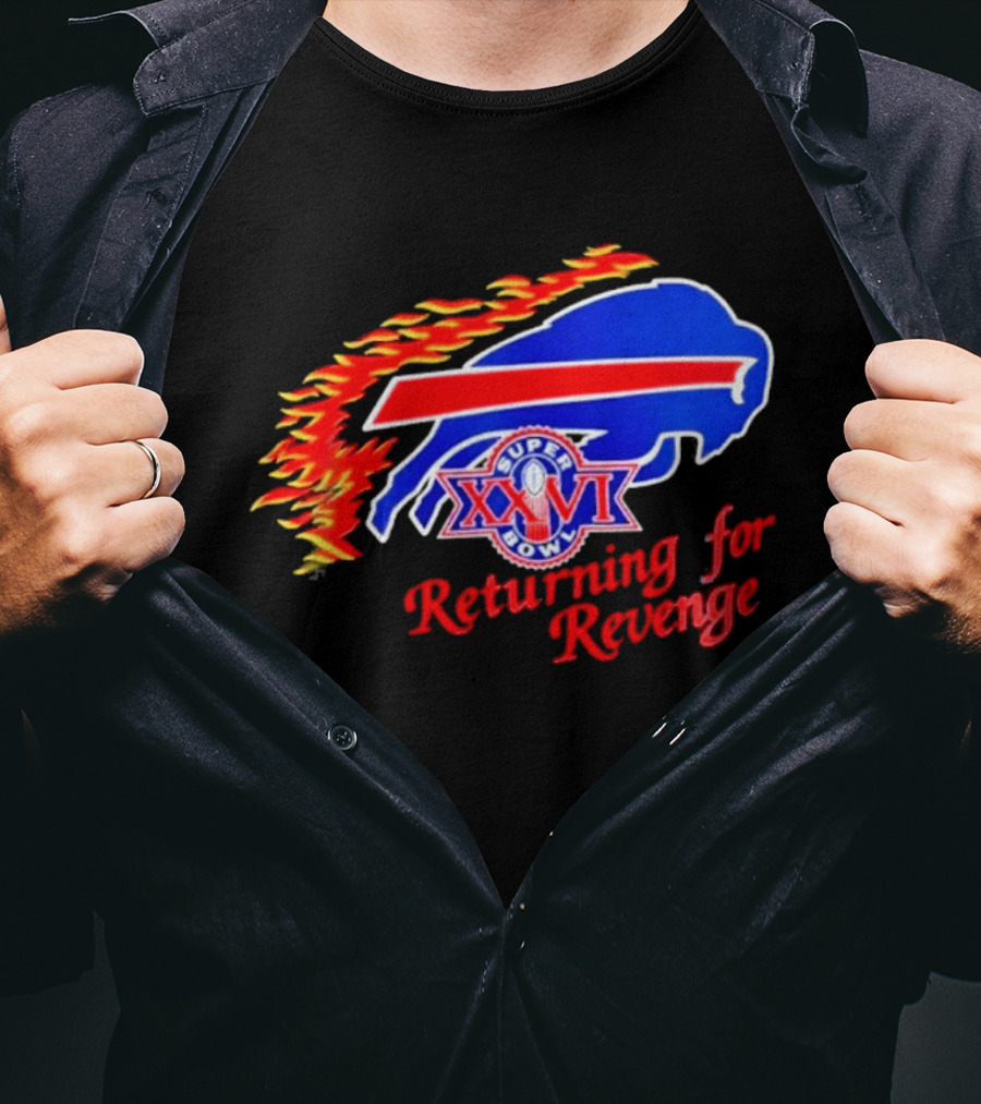 Super Bowl XXVI Buffalo Bills Returning For Revenge T-Shirt