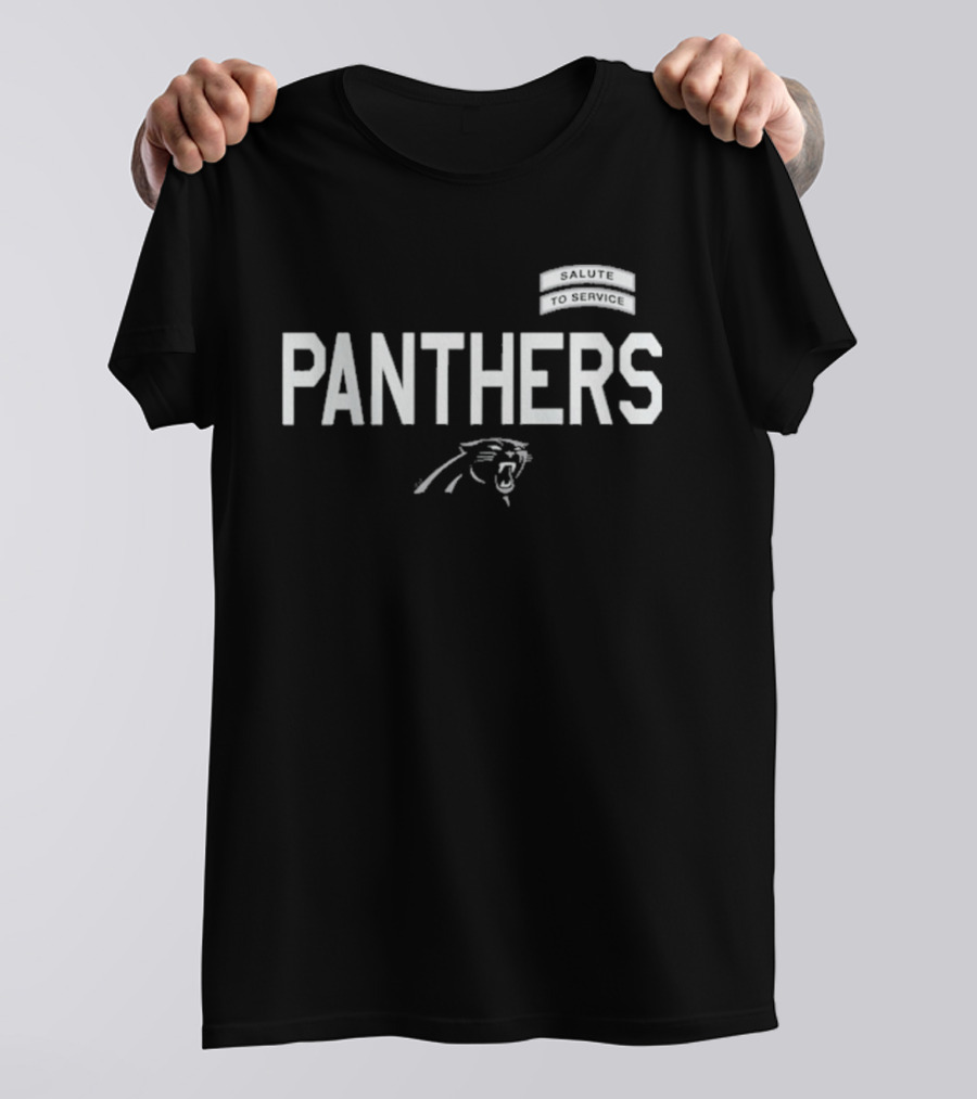 Carolina Panthers Salute To Service 2026 T-Shirt