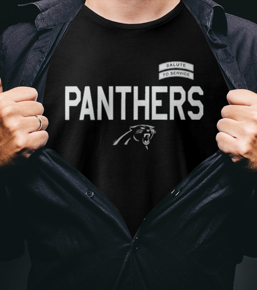 Carolina Panthers Salute To Service 2026 T-Shirt