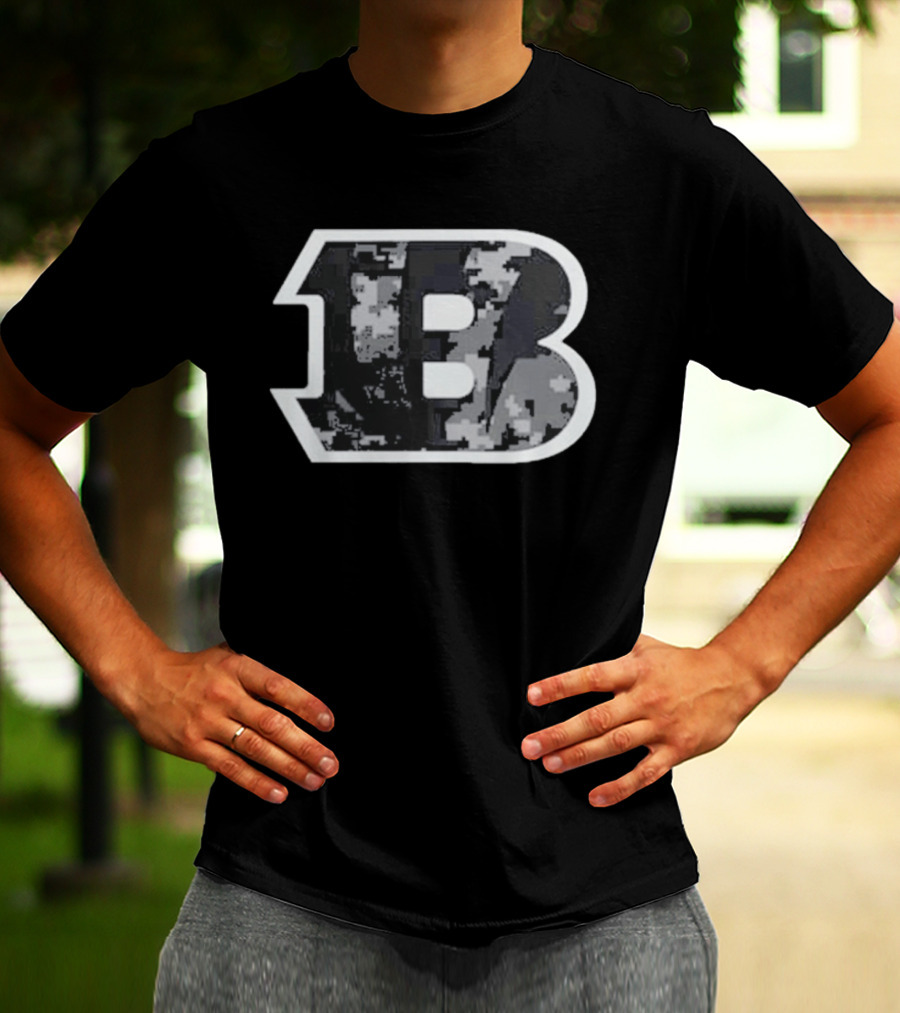 Cincinnati Bengals 2026 Salute To Service Camouflage B T-Shirt