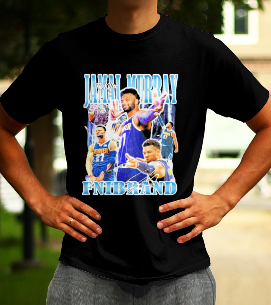 Jamal Murray The Killer Denver Nuggets FNIBRAND Basketball T-Shirt
