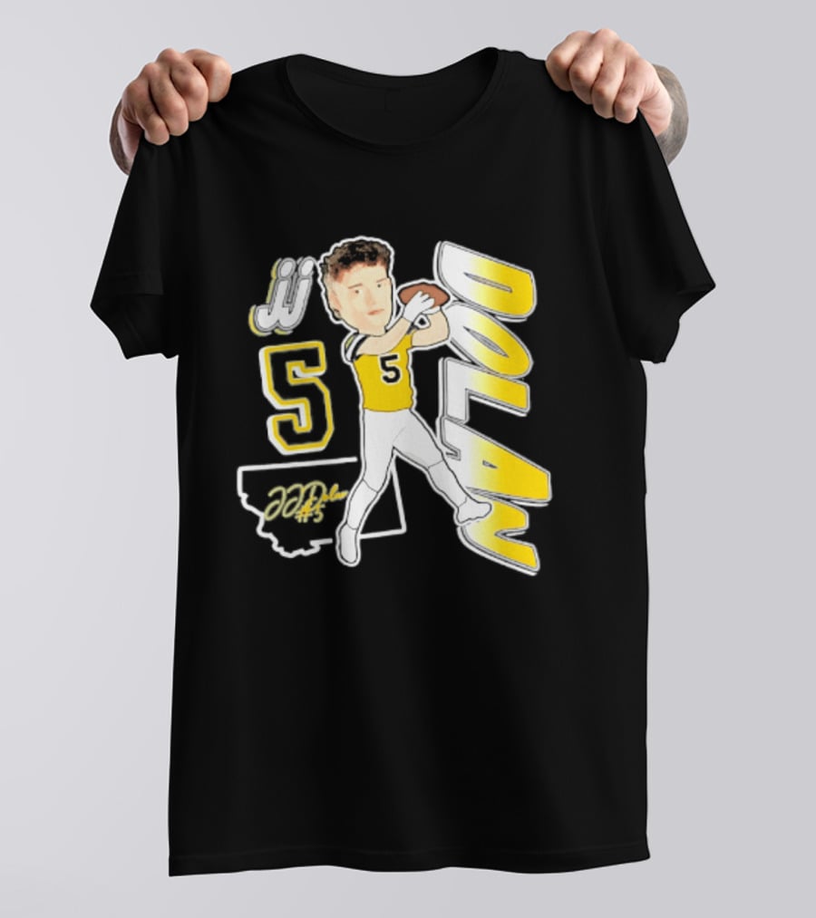 JJ Dolan Montana State Bobcats Player 2026 Caricature T-Shirt