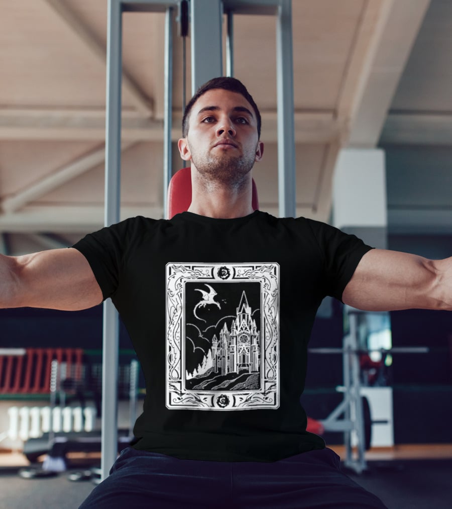 GeminiTay Castle Dragon Gothic Fantasy T-Shirt
