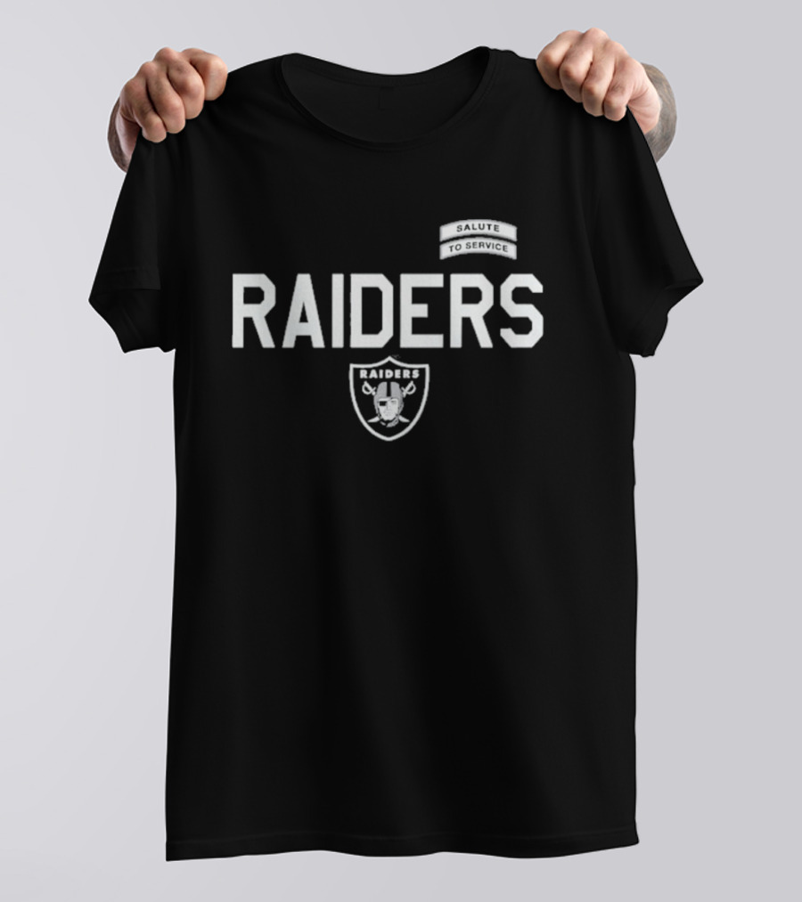 Las Vegas Raiders 2026 Salute To Service Raiders T-Shirt