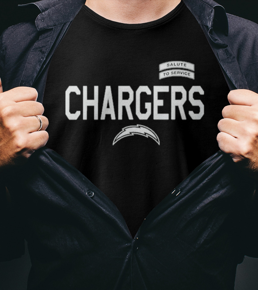 Los Angeles Chargers Salute To Service 2026 T-Shirt