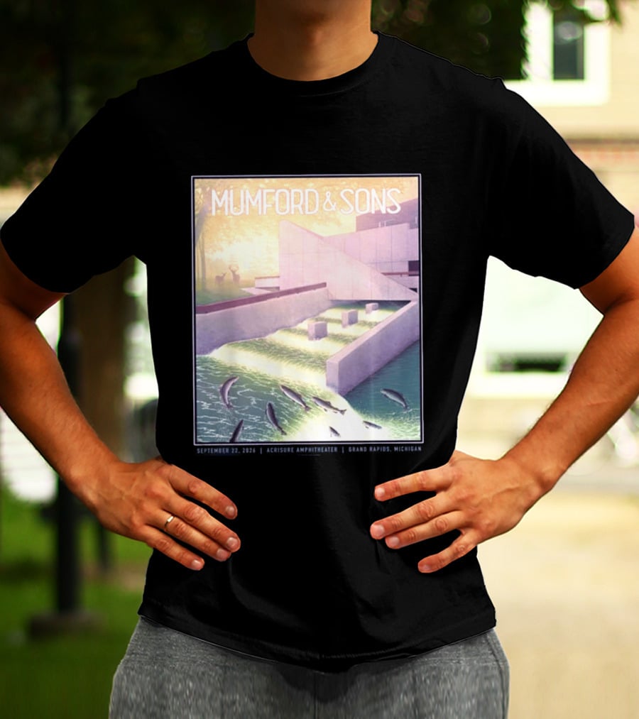 Mumford And Sons September 22 2026 Grand Rapids Acrisure Amphitheater Event T-Shirt